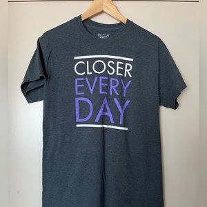 Chalean 21 Day Fix workout tee.